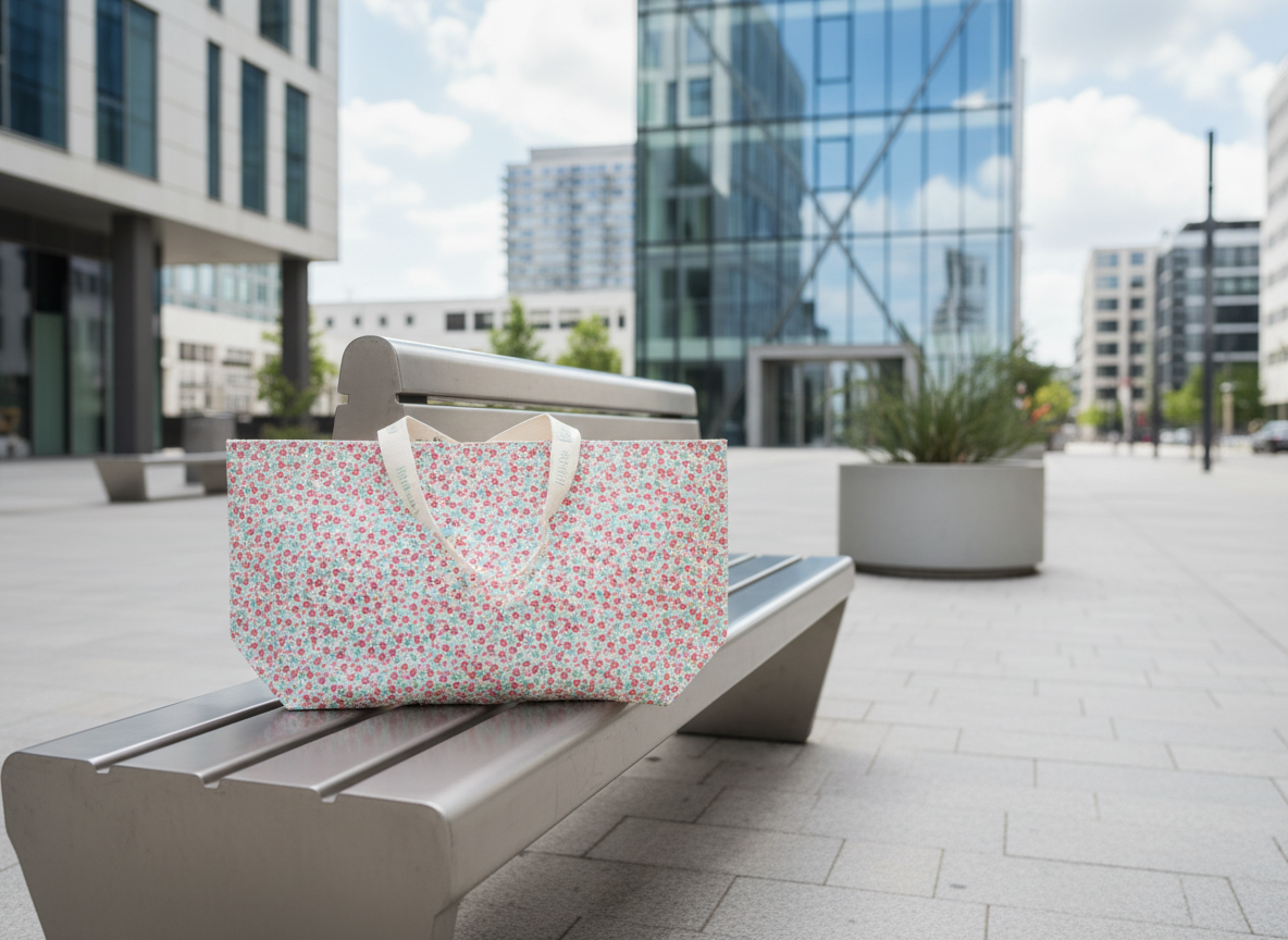 Little Dutch Plážová taška Sunny Flowers