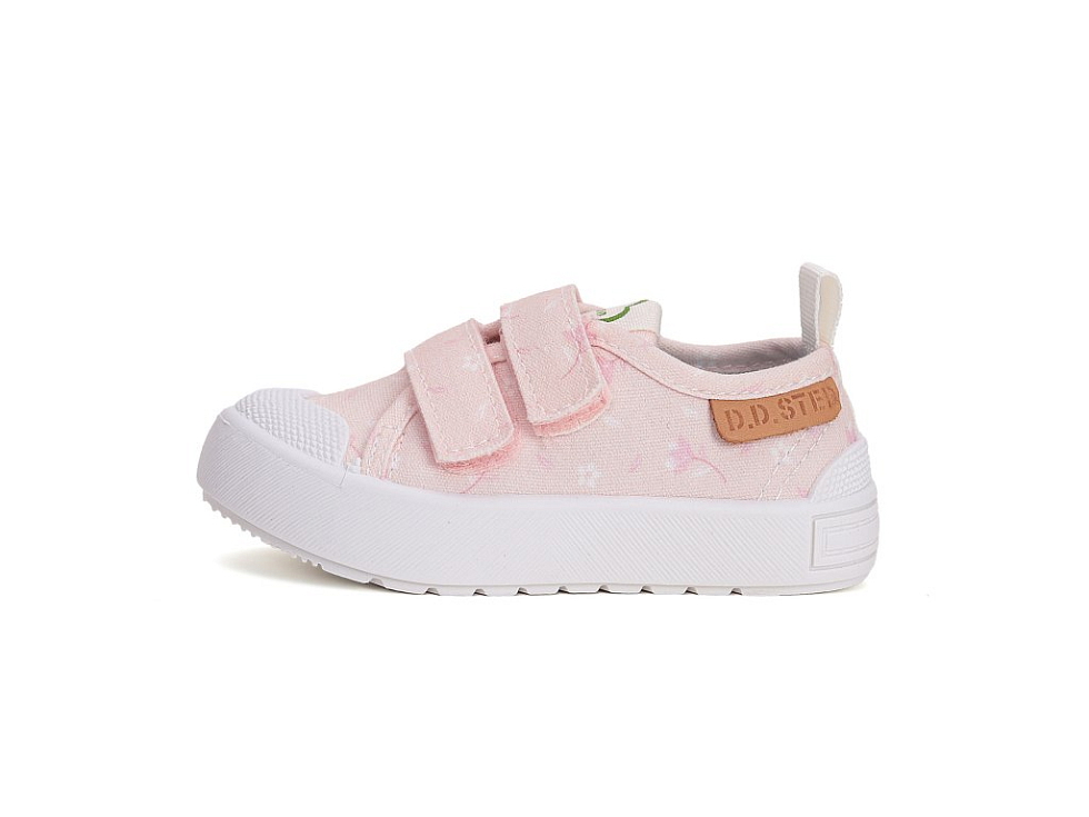 D.D. Step - Detské dievčenské plátenky C096-51514 Baby Pink