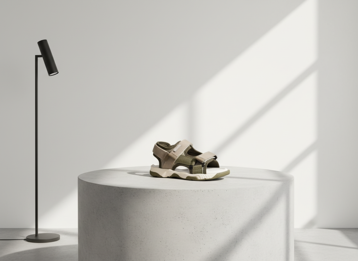 Protetika - Detské sandálky PABLO KHAKI