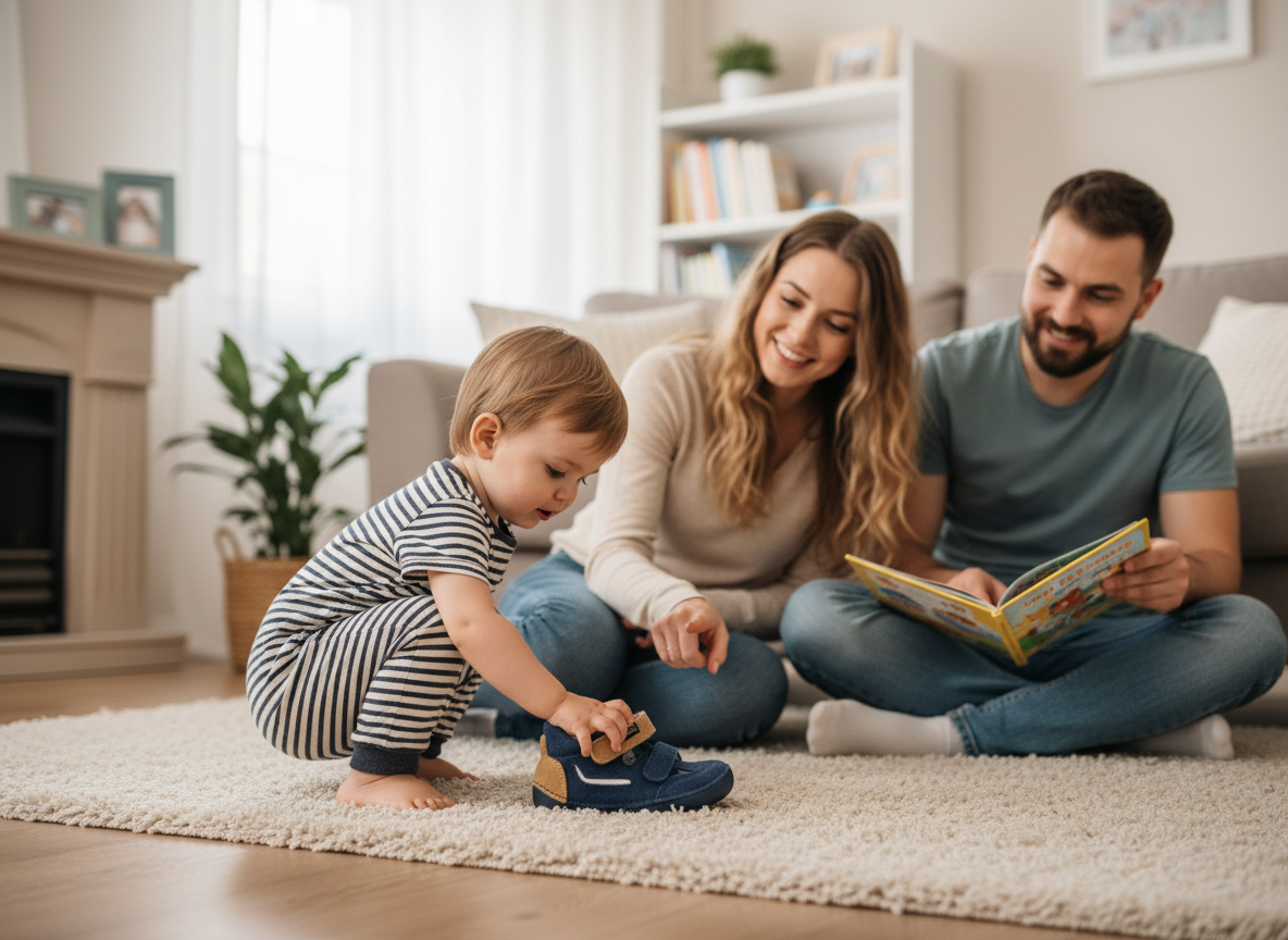 Protetika - Detské barefoot sandálky JENY NAVY