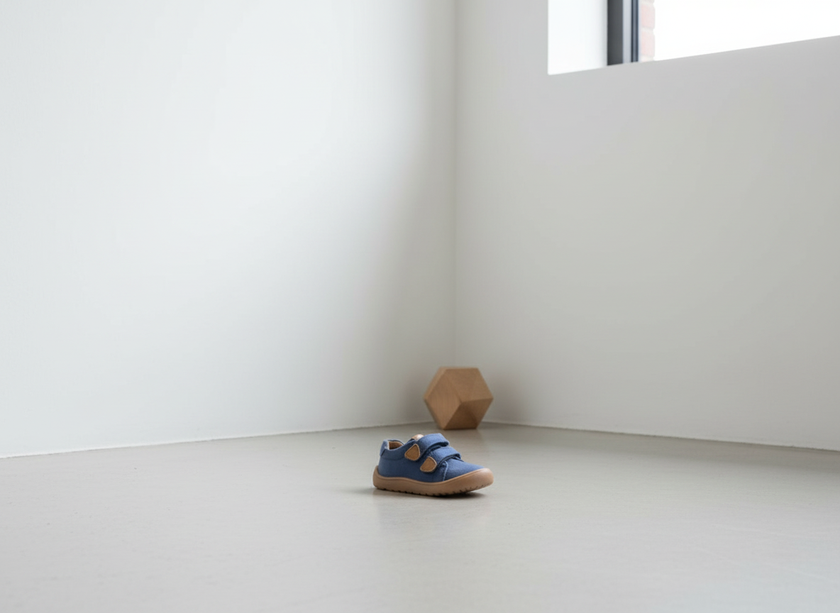 Protetika - Detské prechodné barefoot topánky KORO DENIM