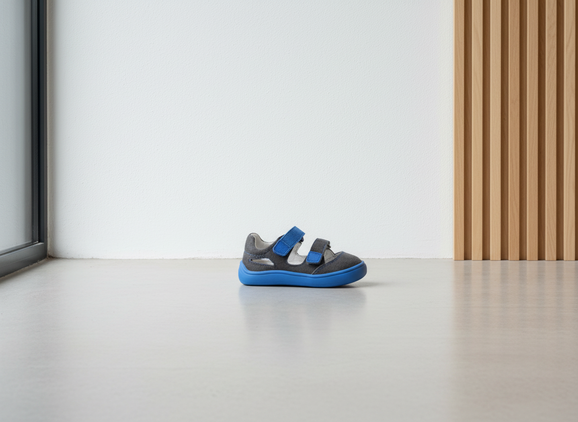 Protetika - Chlapčenské barefoot sandálky TERY GREY