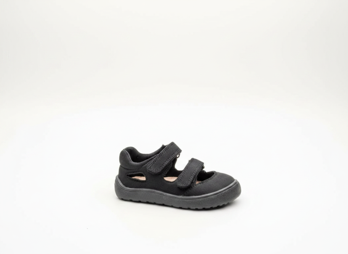 Protetika - Chlapčenské barefoot sandálky TAFI NEO BLACK