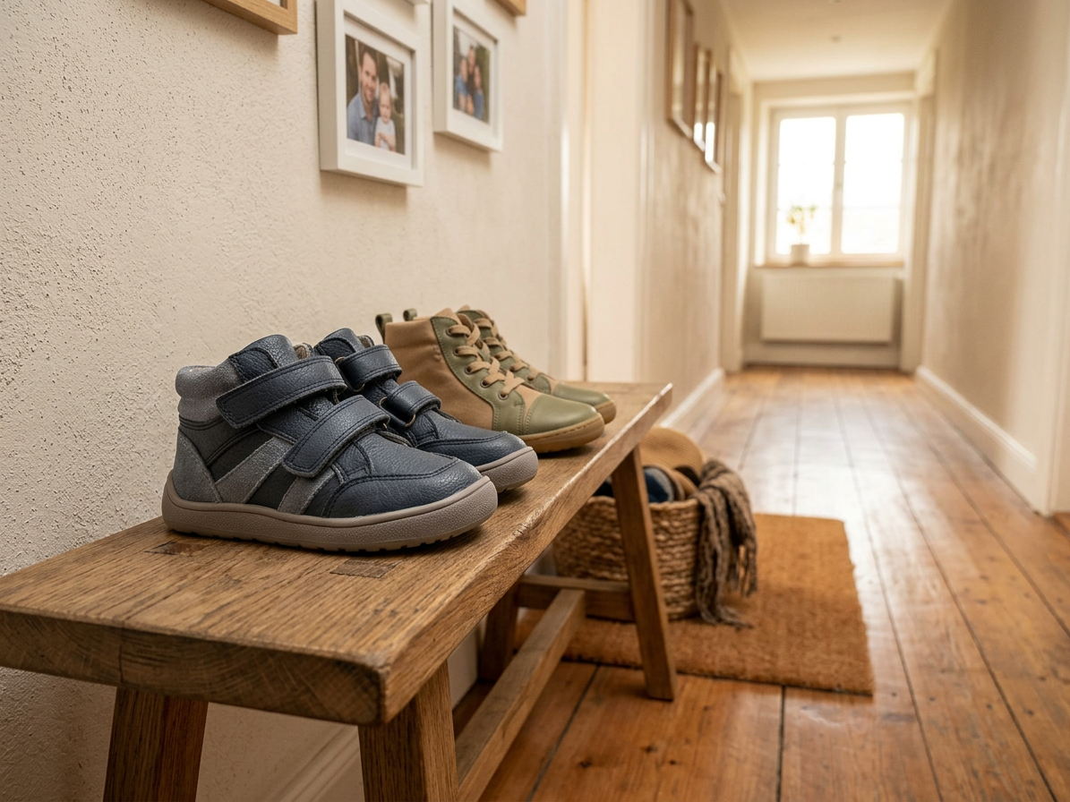 Protetika - Detské prechodné barefoot topánky KIRK NAVY