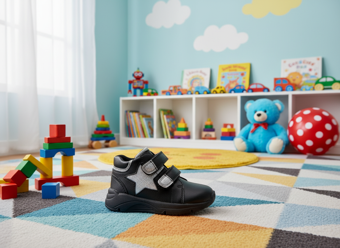 Protetika - Detské prechodné topánky ADINA BLACK