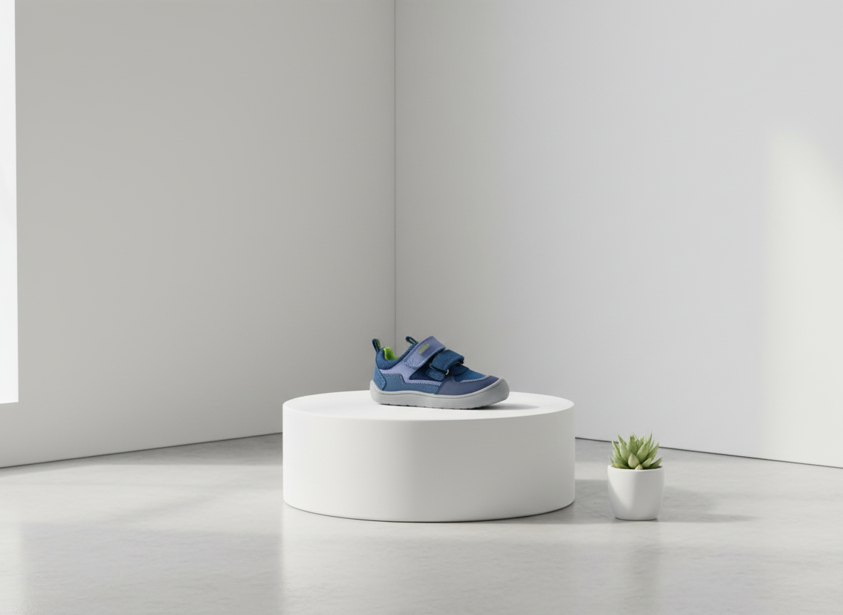 Protetika - Detské barefoot topánky KAMERON navy