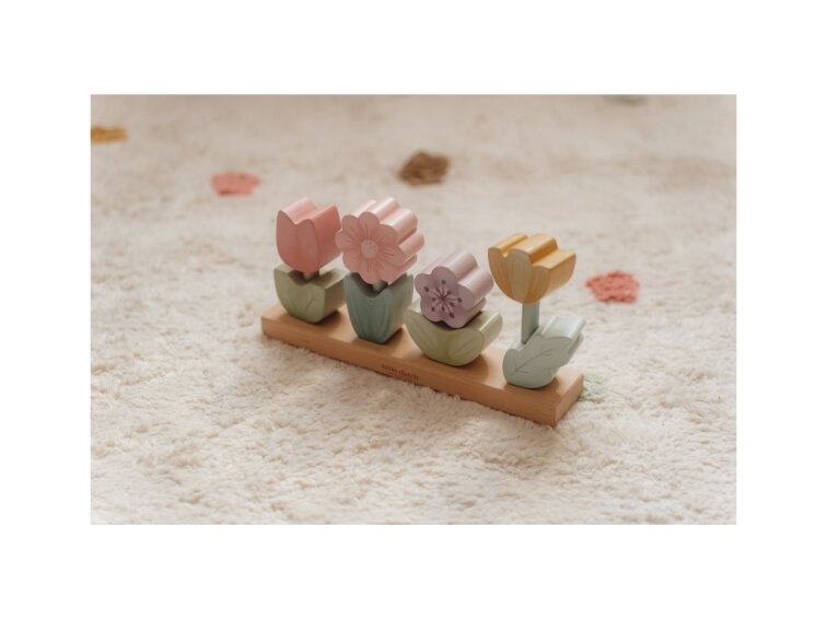 Little Dutch Kvety drevené skladacie Fairy Garden