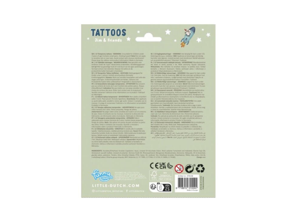 Little Dutch Detské tetovanie