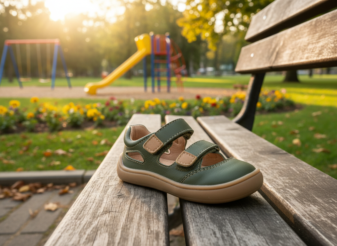 Protetika - Chlapčenské barefoot sandálky TERY GREEN