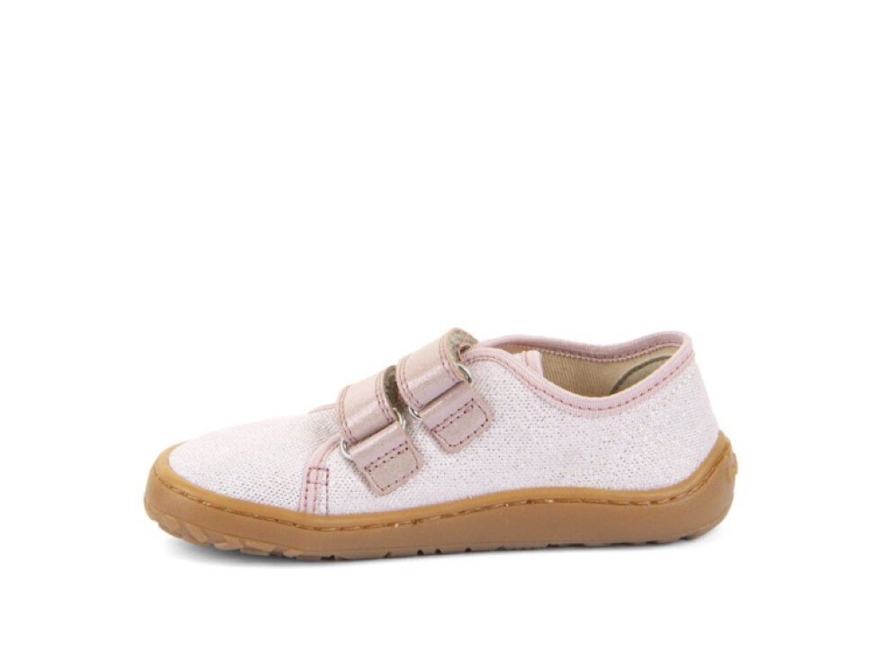 Froddo - Detské barefoot plátenky Canvas G1700422-4 Pink Shine