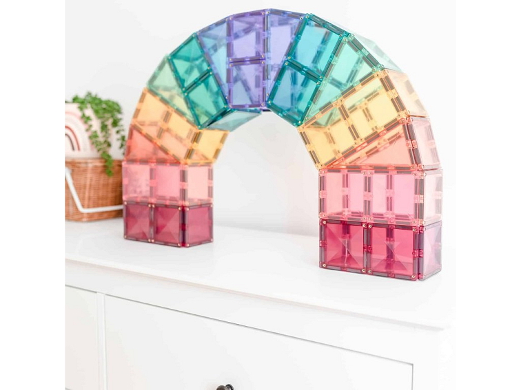 Connetix magnetická stavebnica - Pastel Mega Pack 202 kusov