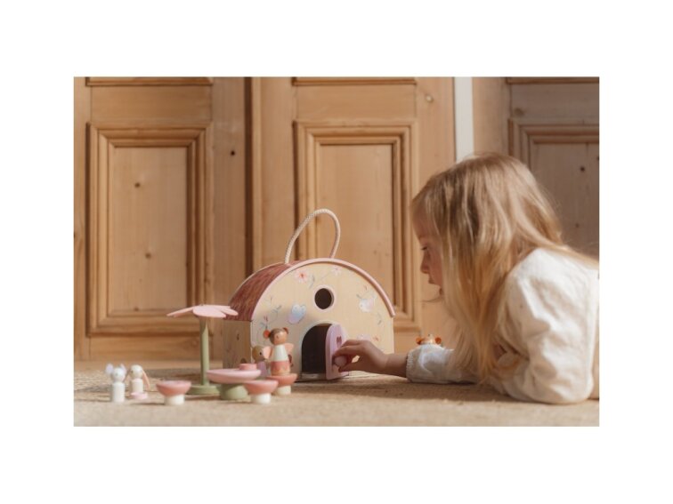 Little Dutch Domček pre víly drevený prenosný Fairy Garden