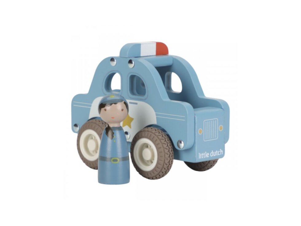 Little Dutch Policajné auto drevené