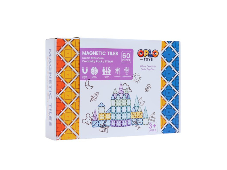 MAGNA-TILES Magnetická stavebnica Cars 2 dielna Blue/orange