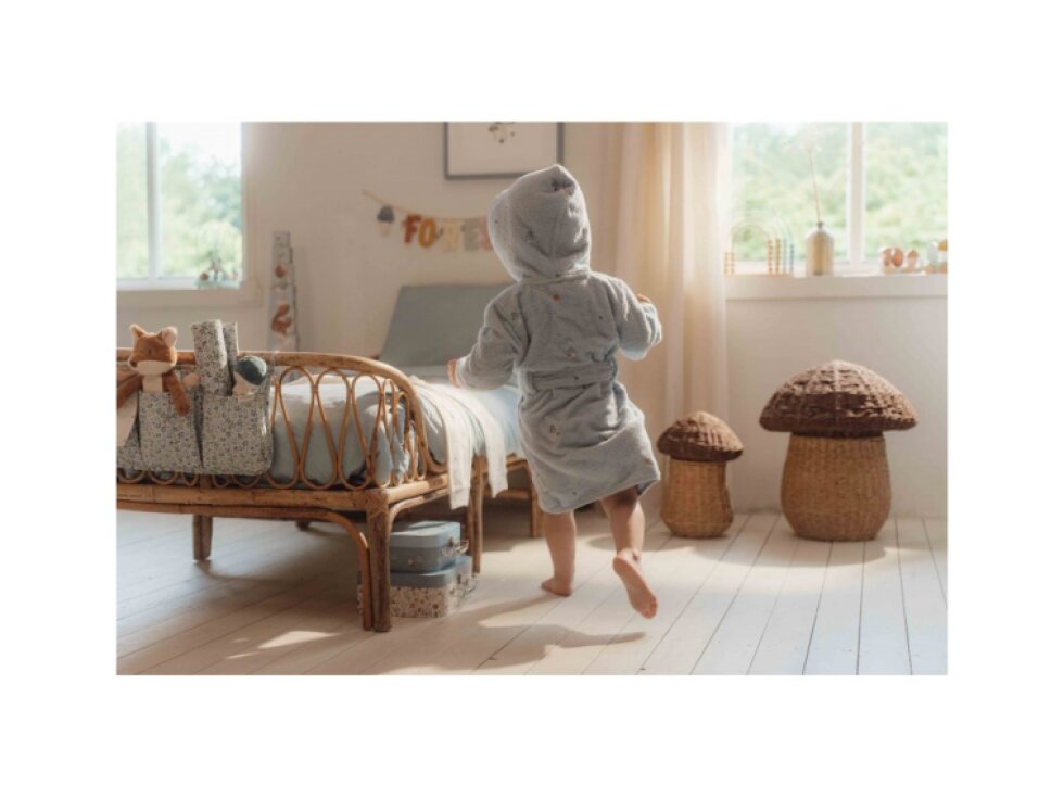 Little Dutch Župan froté Forest Friends Blue