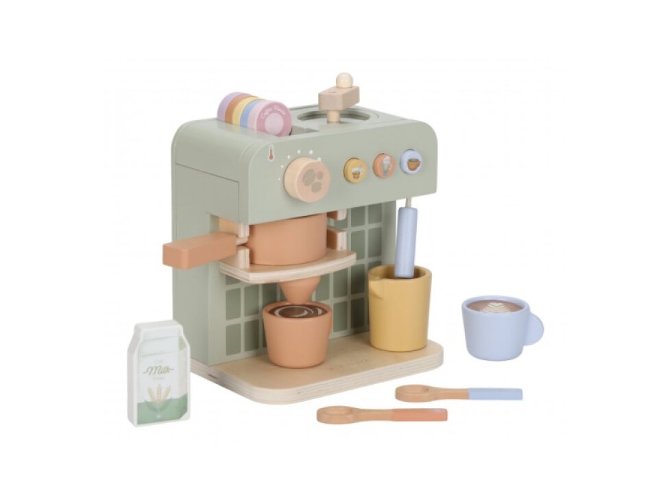 Little Dutch Kávovar na kapsule drevený