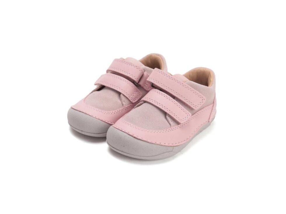 D.D. Step - Dievčenské prechodné barefoot topánky S108-61210 Baby Pink