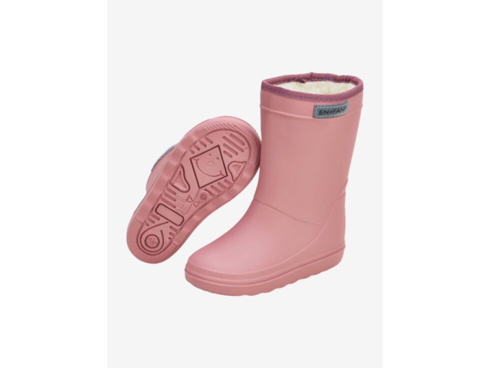 EnFant - Detské termo gumáky Thermo Old Rose