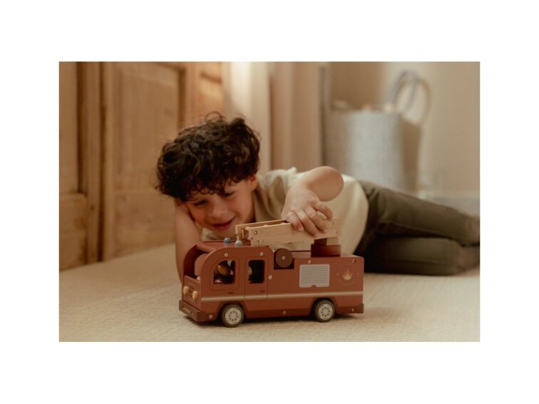 Little Dutch Hasičský nákladiak drevený