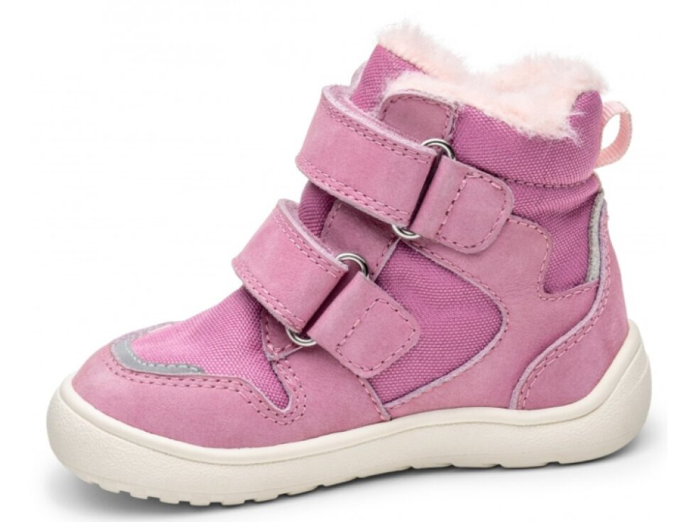 Protetika - Detské zimné barefoot topánky DAXI PINK