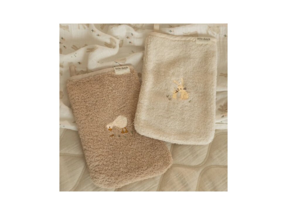 Little Dutch Žínky s výšivkou 2 ks