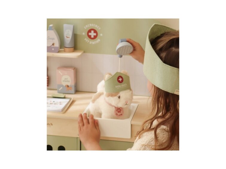 Little Dutch Veterinárna ordinácia drevená