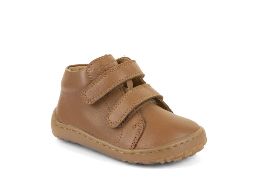 Froddo - Detské barefoot topánky FIRST STEP G2130369-1 COGNAC