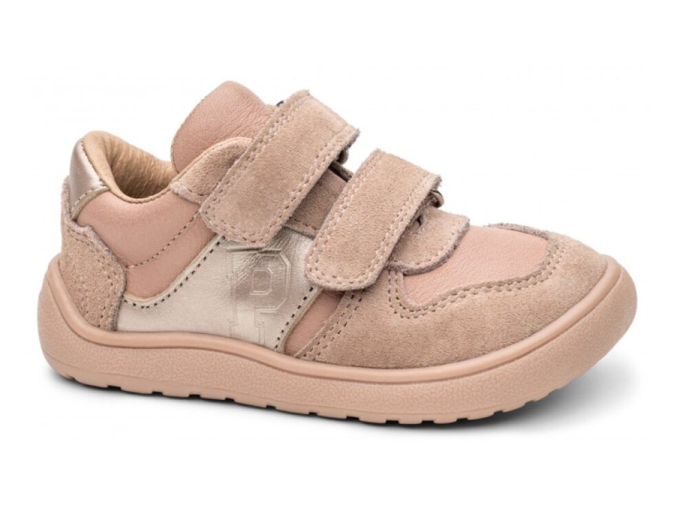 Protetika - Detské dievčenské barefoot topánky PERLA PINK