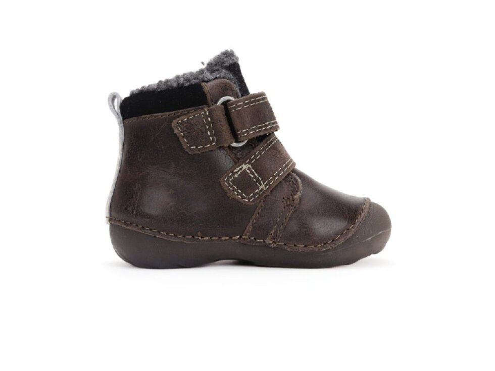 D.D. Step - Detské zimné topánky chocolate W015-42249AW