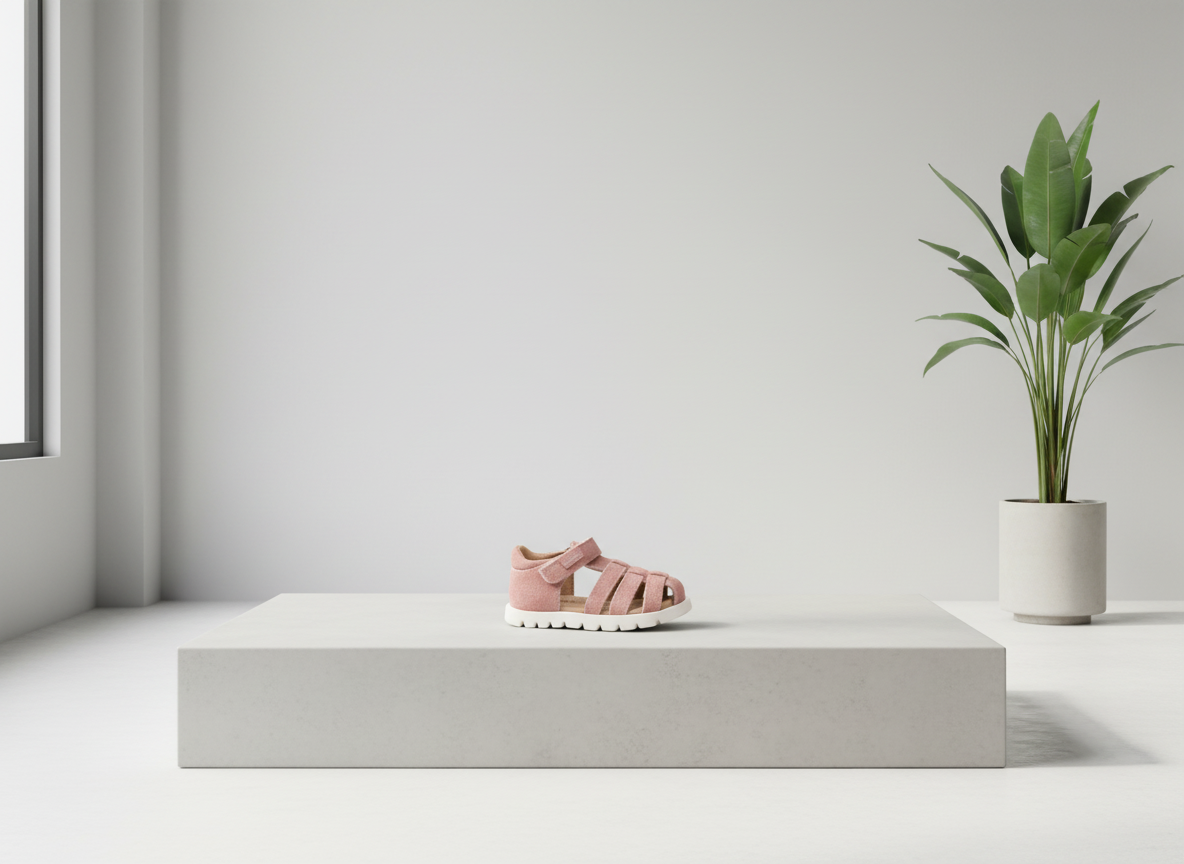 Protetika - Detské dievčenské sandálky TYRA PINK