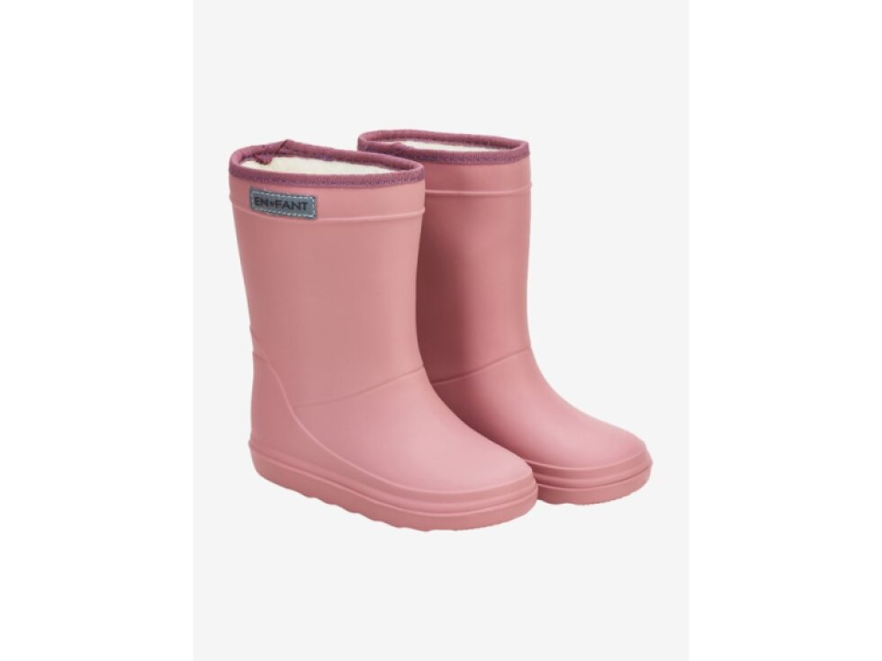 EnFant - Detské termo gumáky Thermo Old Rose