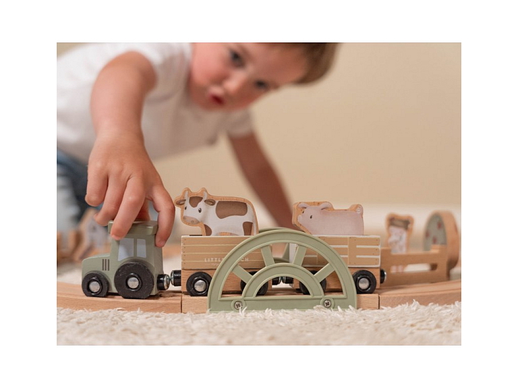Little Dutch Vláčikodráha drevená Farma