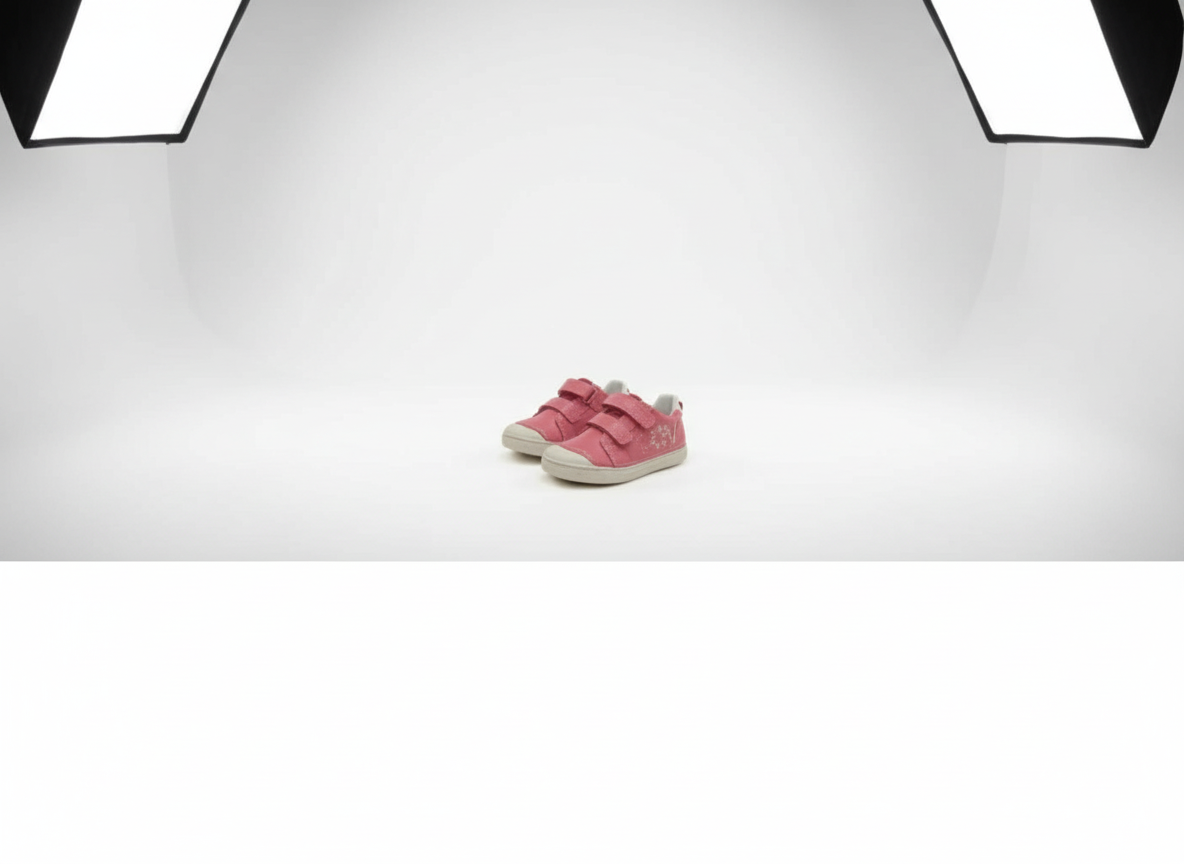 D.D. Step - Detské dievčenské tenisky LOVE - Dark Pink