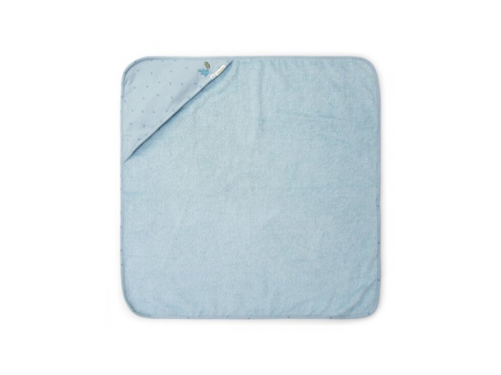 Little Dutch Osuška s kapucňou 100x100 cm Pure Denim Blue