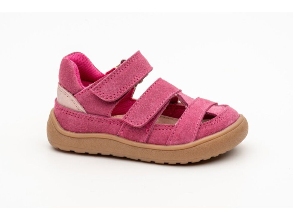 Protetika - Dievčenské barefoot sandálky DIZY FUXIA