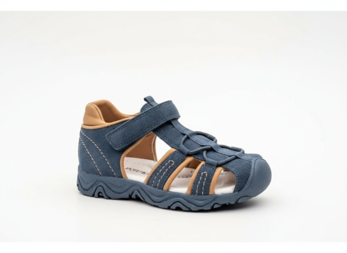 Protetika - Detské sandálky FREDO BROWN