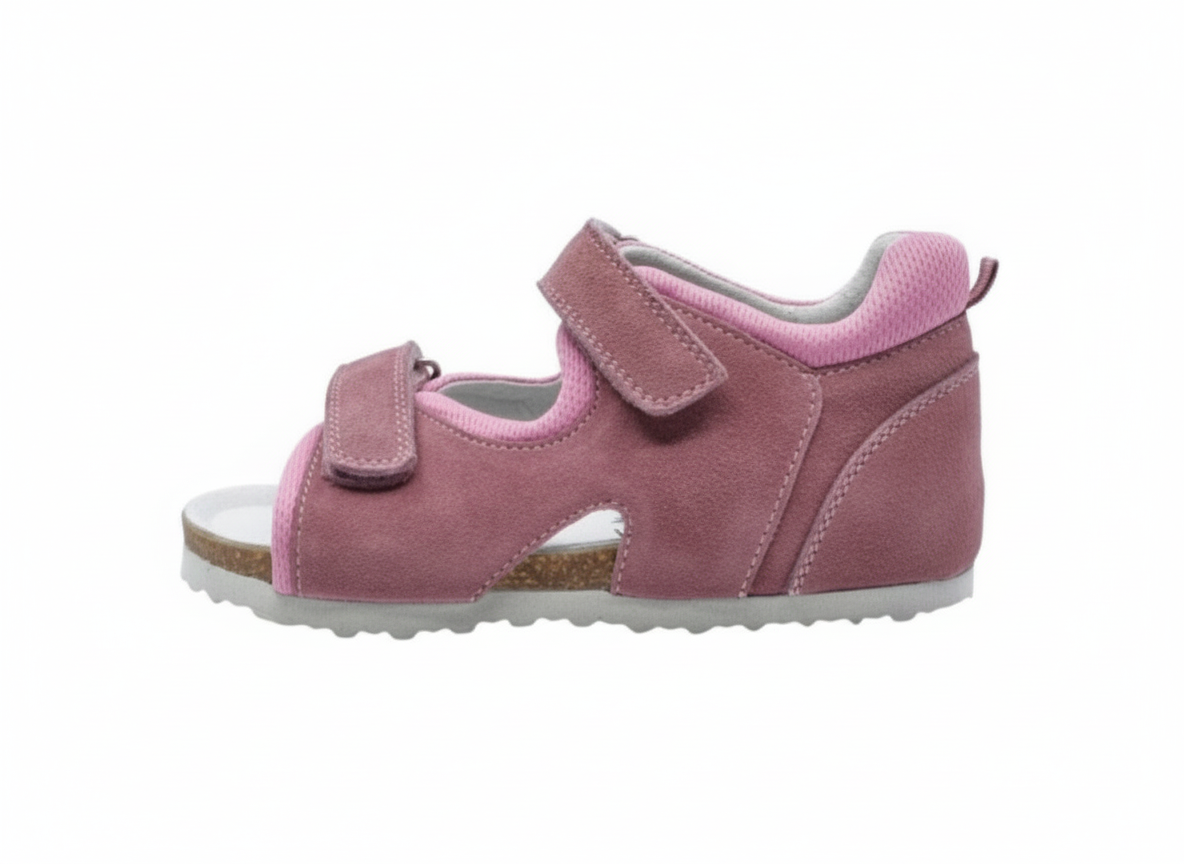 Protetika - Detské rehabilitačné sandálky T115 Tmavo ružová