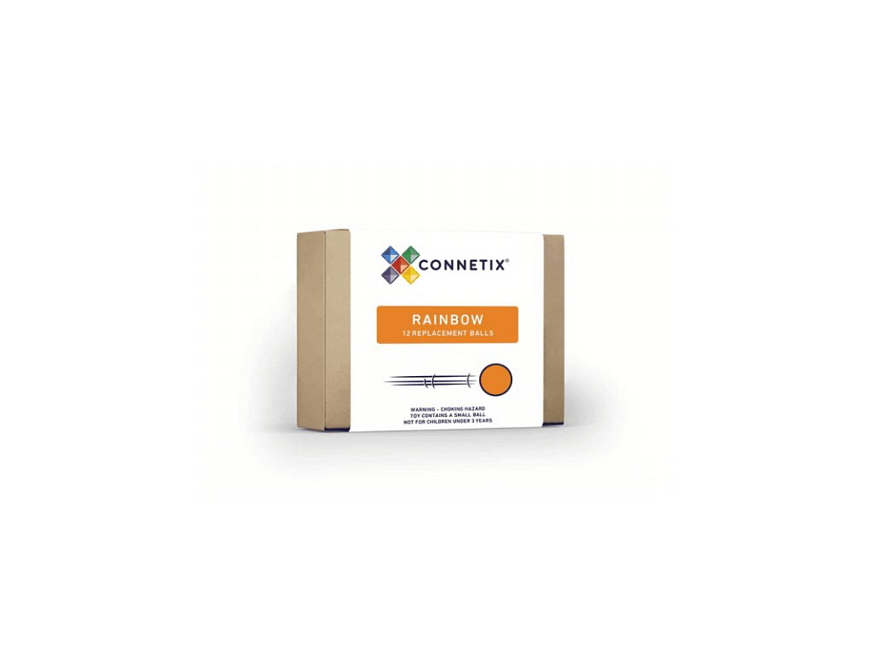 Connetix magnetická stavebnica - Náhradné guličky rainbow 12 ks