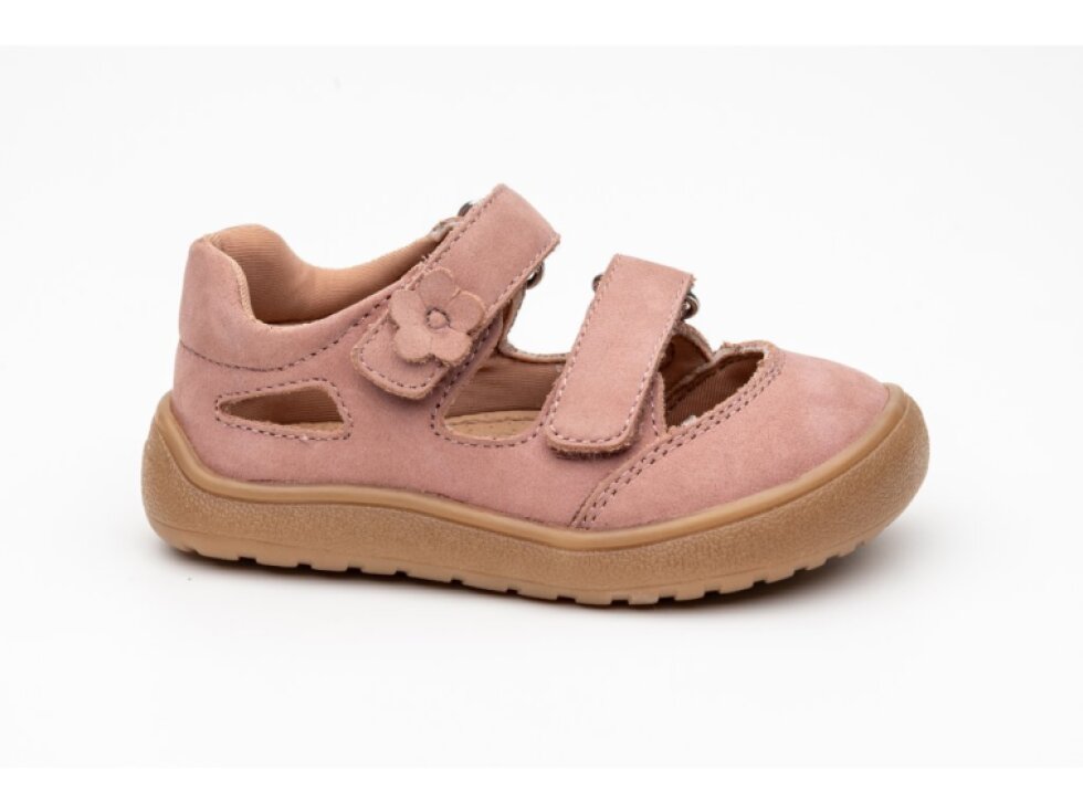 Protetika - Detské dievčenské barefoot sandálky NERY PINK