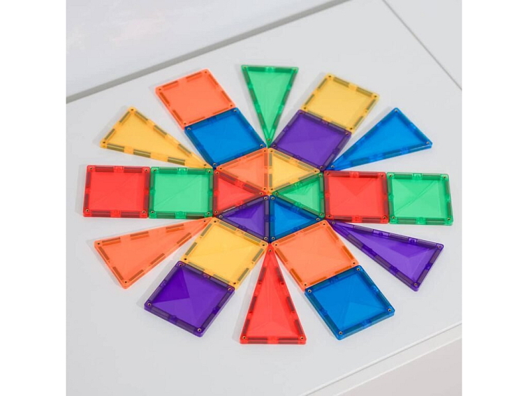 Connetix magnetická stavebnica - Rainbow mini pack 24 kusov