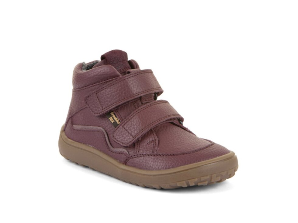 Froddo - Detské barefoot topánky AUTUMN TEX LEAHTER G3110264-12 BORDEAUX