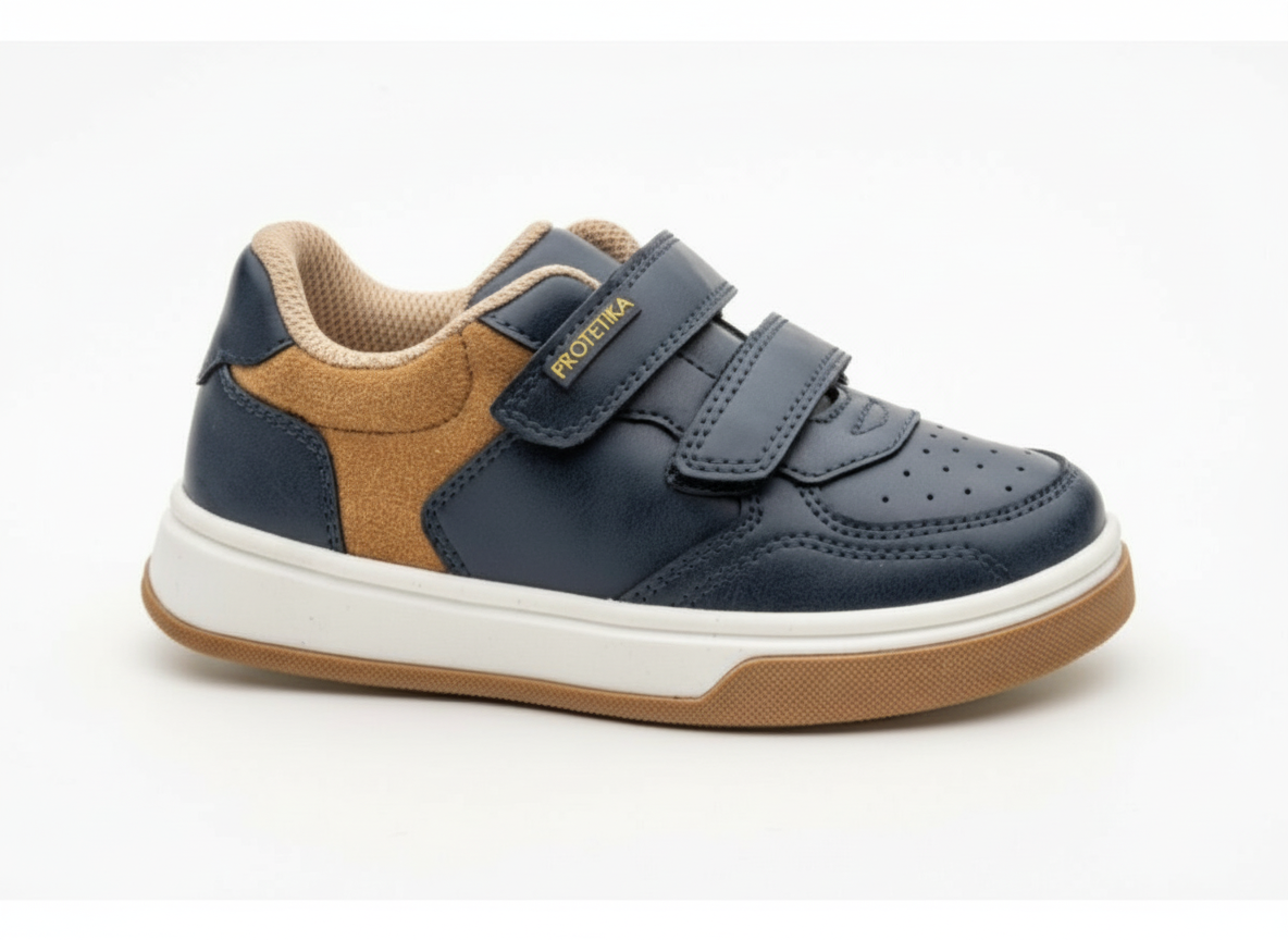 Protetika - Detské prechodné topánky AMADEO NAVY