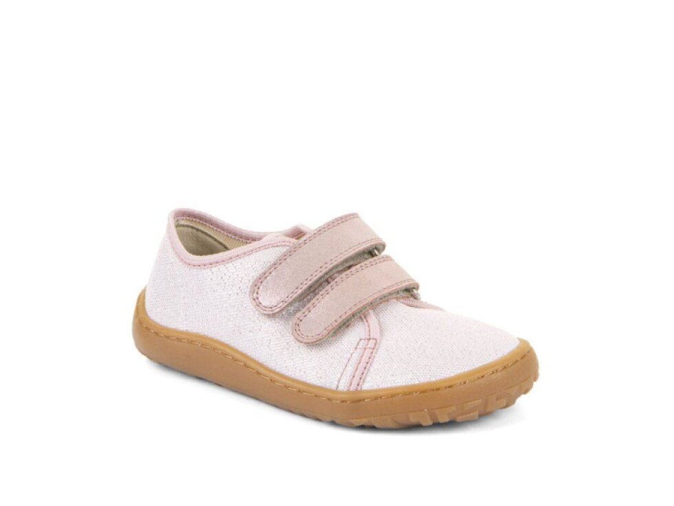 Froddo - Detské barefoot plátenky Canvas G1700422-4 Pink Shine