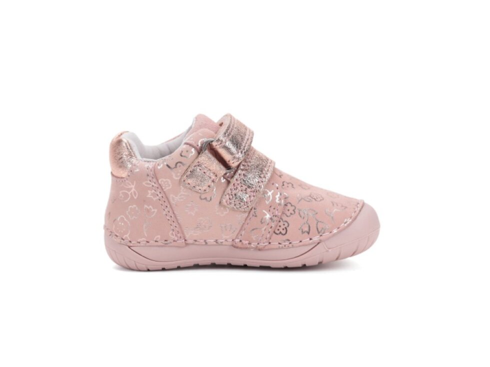 D.D. Step- Detské barefoot prechodné topánky S070-52724 Baby pink