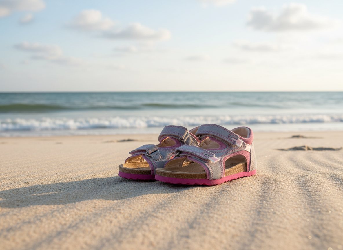 Protetika - Detské rehabilitačné sandálky T32 RIMINI Ružovo-sivá