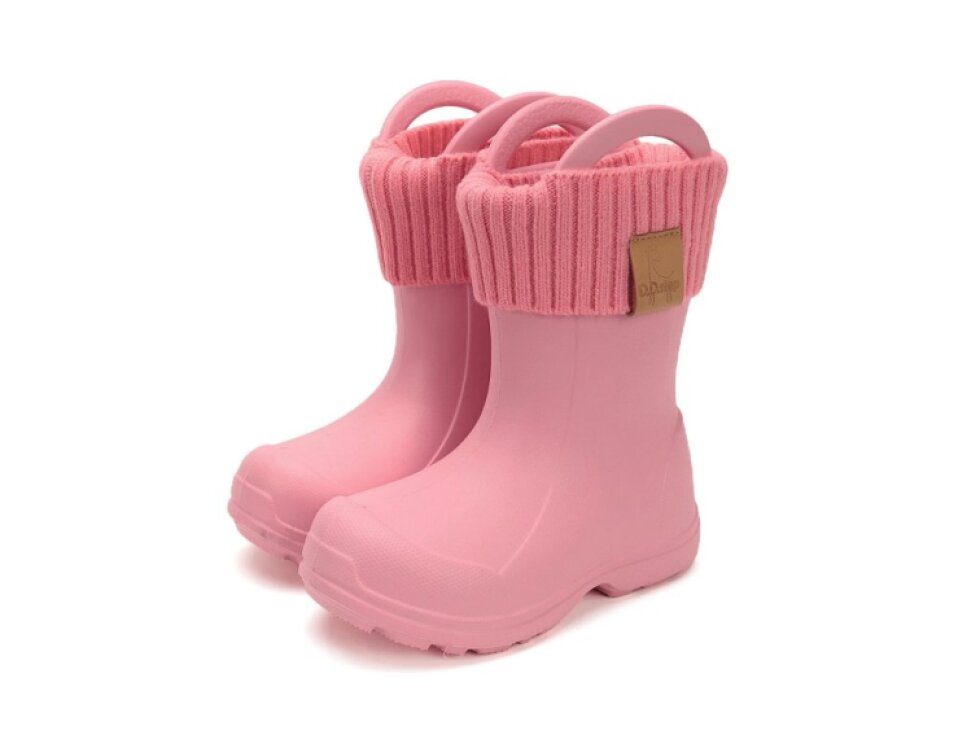 D.D. Step - Detské chlapčenské gumáky I106-52697 Water Lilly Pink