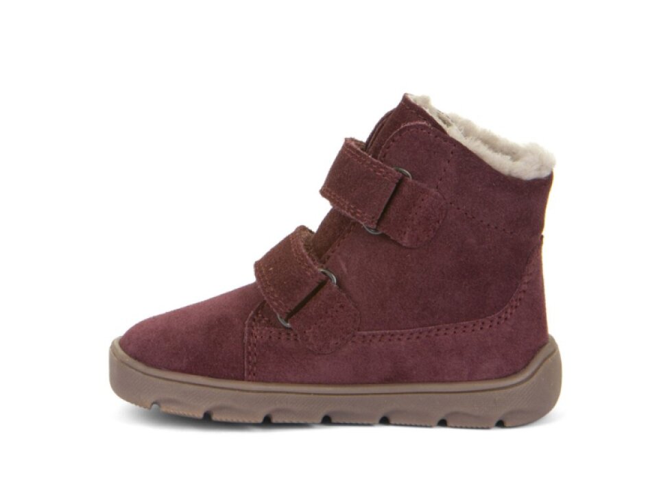 Froddo - Detské barefoot topánky ZERU TEX FURRY G2110151-4 BORDEAUX