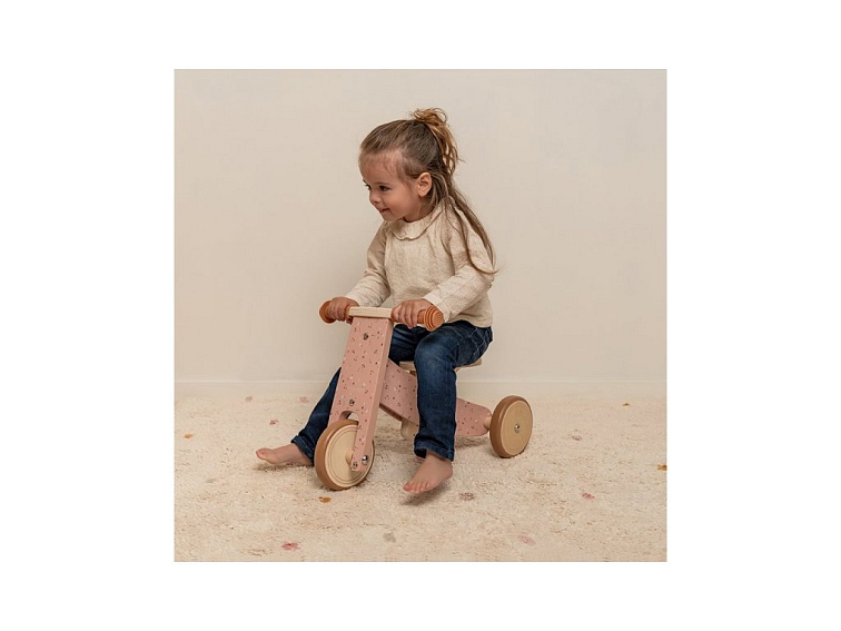 Little Dutch Odrážadlo trojkolka drevená