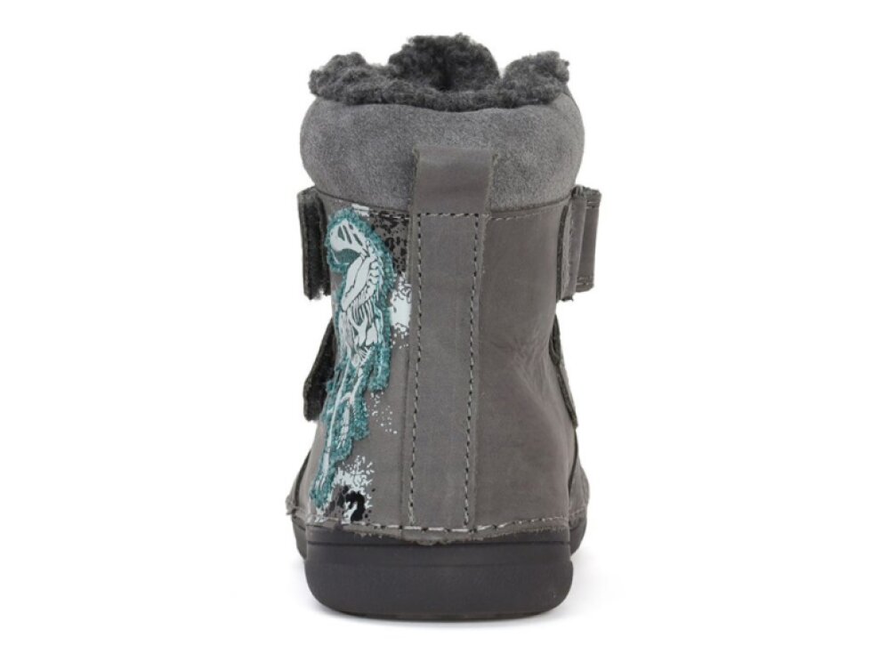 D.D. Step - Detské zimné topánky Dragon Grey- W078-328M