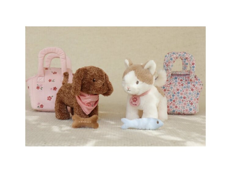 Little Dutch Psík plyšový Jackie v kabelke